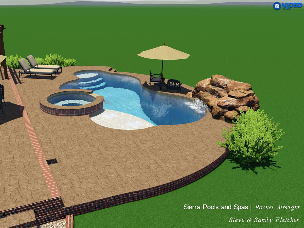 FLETCHER POOL EXTRA DECKING OPTION 003 Preview